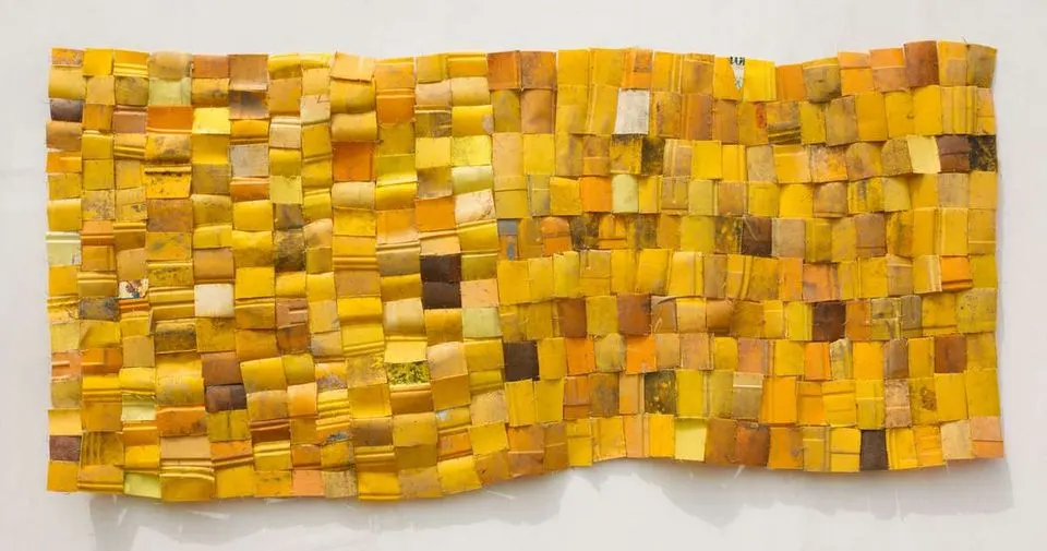 A constellation by Serge Attukwei Clottey