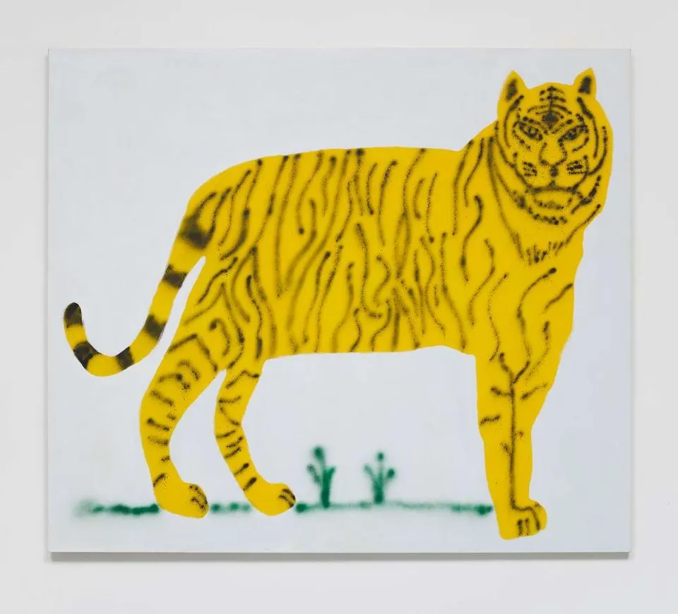 Tigre na relva by Ricardo Passaporte